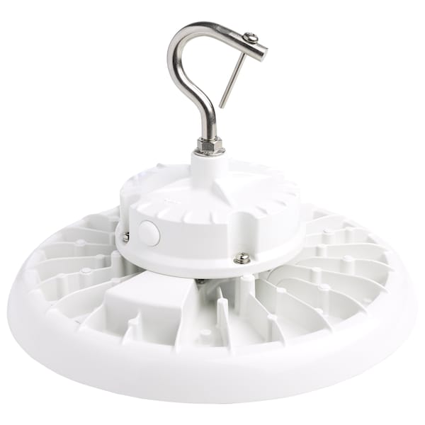 100 Watt UFO LED High Bay - 4000K - 14000 Lumens - 120-277 Volt - White Finish